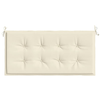 Garden Bench Cushion Cream 120x50x3 cm Oxford Fabric