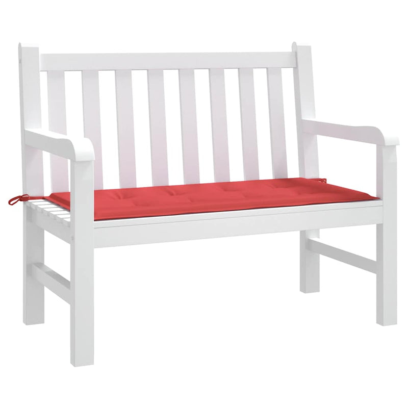 Garden Bench Cushion Red 120x50x4 cm Oxford Fabric