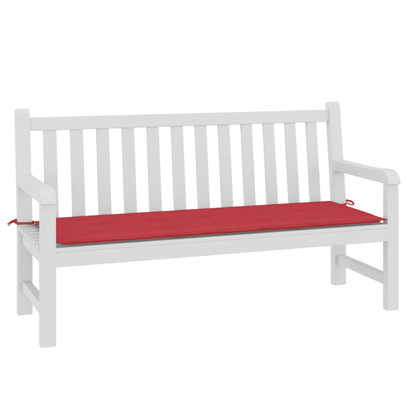 Garden Bench Cushion Red 150x50x3 cm Oxford Fabric