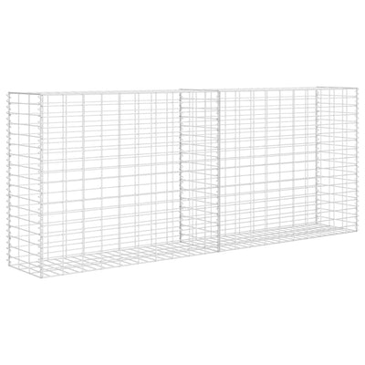 Gabion Basket Galvanised Steel 85x30x200 cm