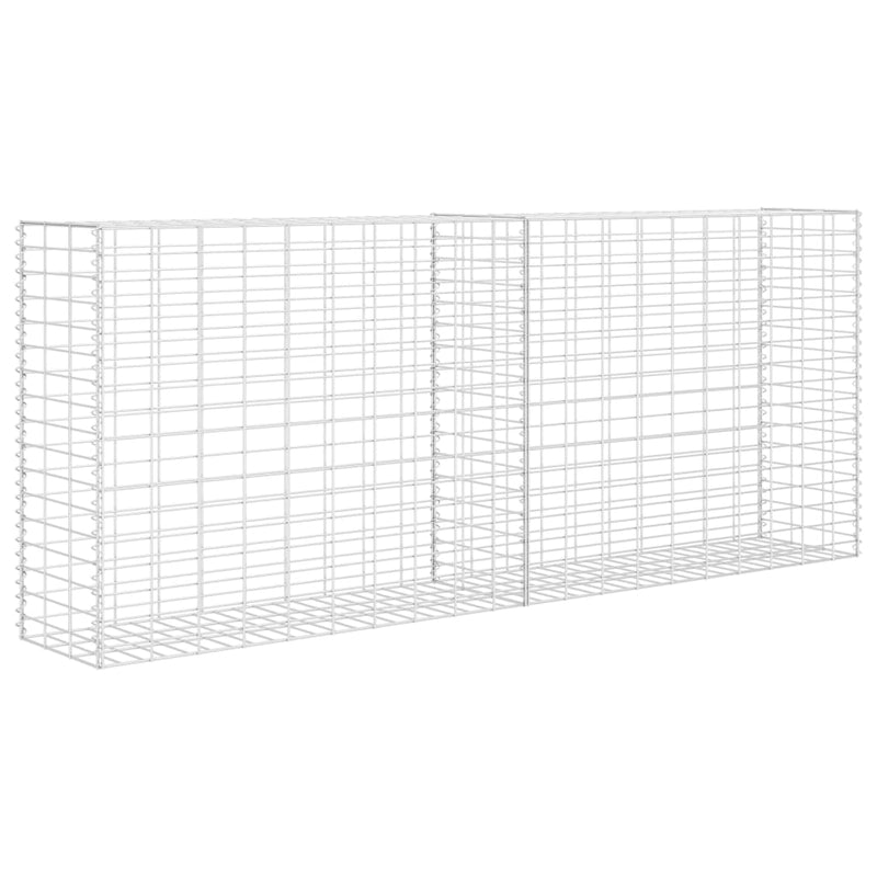 Gabion Basket Galvanised Steel 85x30x200 cm