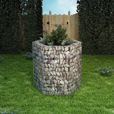 Hexagonal Gabion Raised Bed 100x90x100 cm