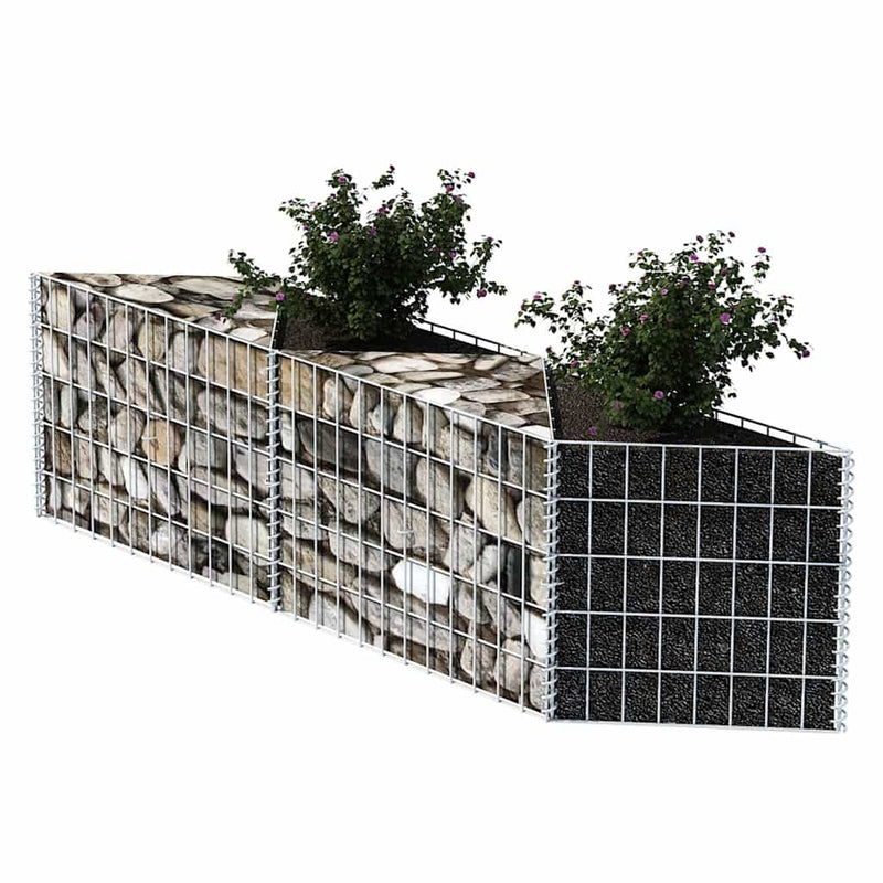 Gabion Basket Galvanised Steel 120x30x50 cm