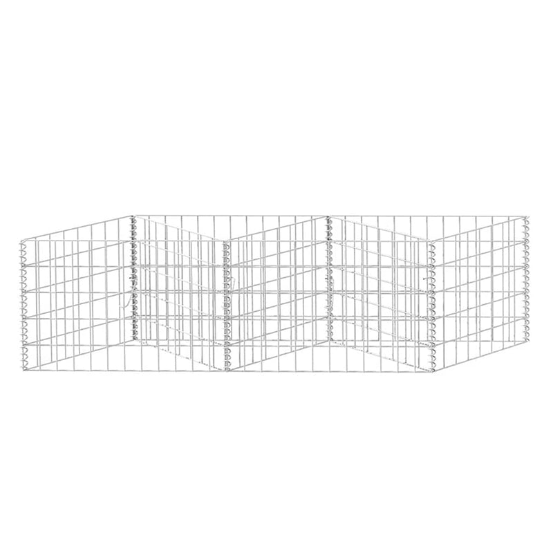 Gabion Basket Galvanised Steel 120x30x50 cm