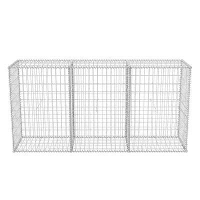 Gabion Basket Galvanised Steel 200x50x100 cm