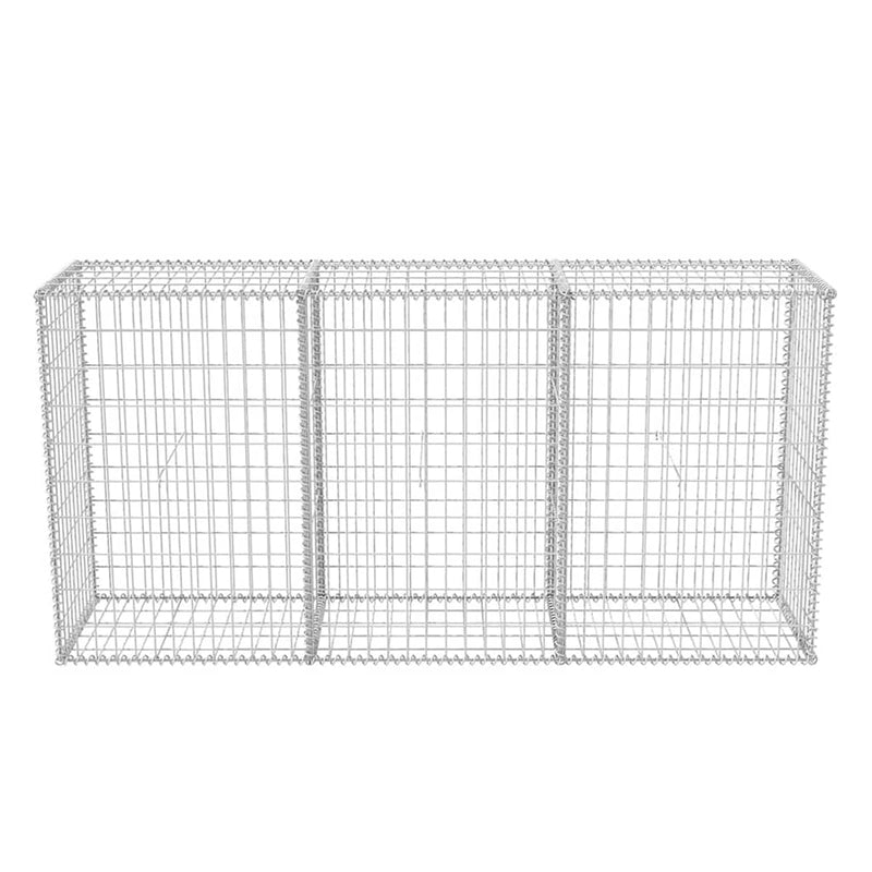 Gabion Basket Galvanised Steel 200x50x100 cm