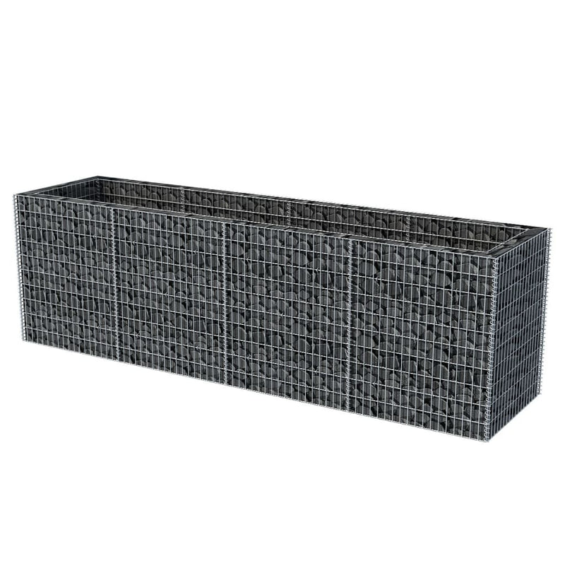 Gabion Raised Bed Steel 360x90x100 cm