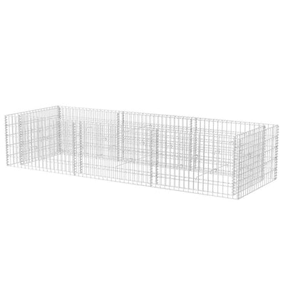 Gabion Raised Bed Steel 270x90x50 cm