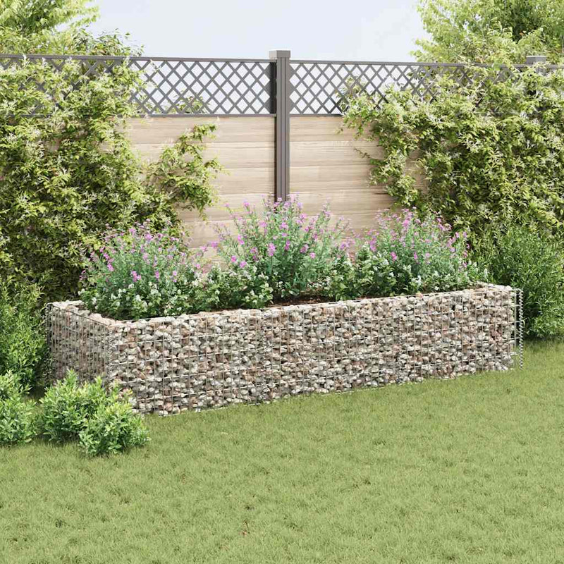 Gabion Raised Bed Steel 270x90x50 cm