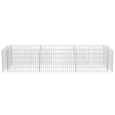 Gabion Raised Bed Steel 270x90x50 cm