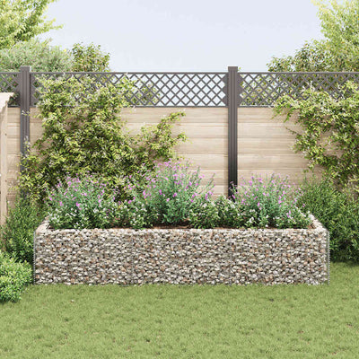 Gabion Raised Bed Steel 270x90x50 cm