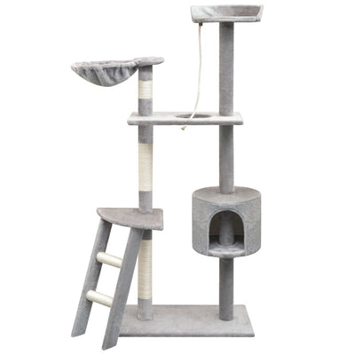 Cat Tree with Sisal Scratching Posts 150 cm Grey