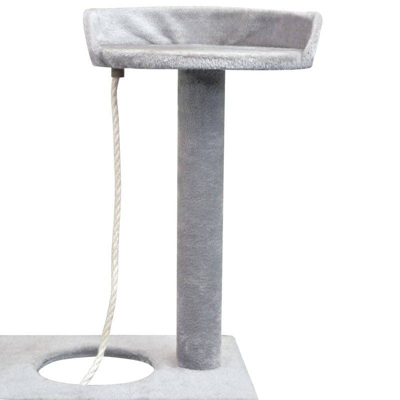 Cat Tree with Sisal Scratching Posts 150 cm Grey