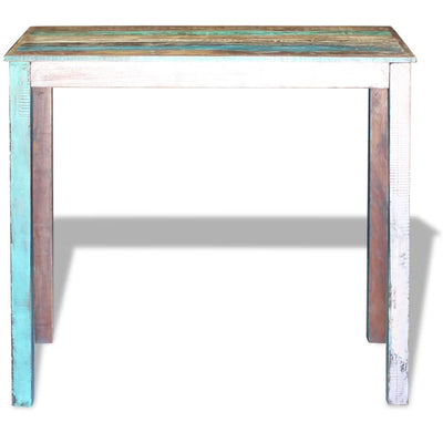 Bar Table Solid Reclaimed Wood 115x60x107 cm