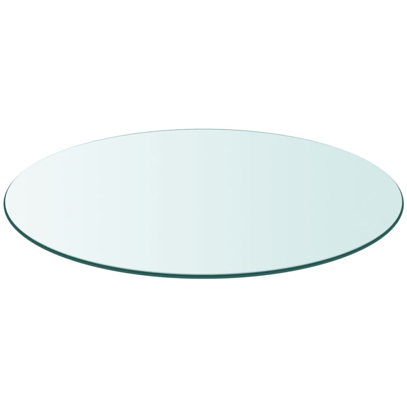 Table Top Tempered Glass Round 800 mm