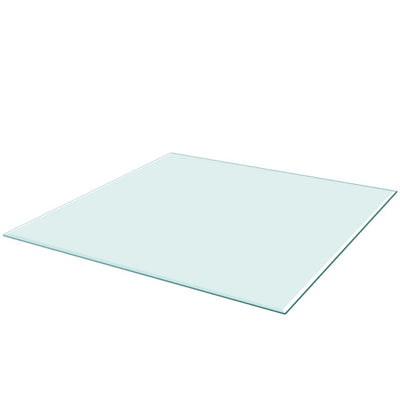 Table Top Tempered Glass Square 800x800 mm