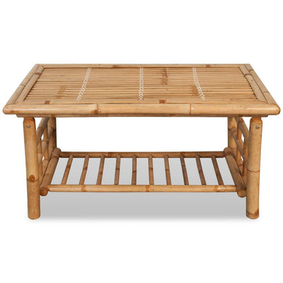 Coffee Table Bamboo 90x50x45 cm