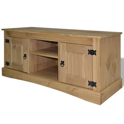 TV Cabinet Mexican Pine Corona Range 120x40x52 cm