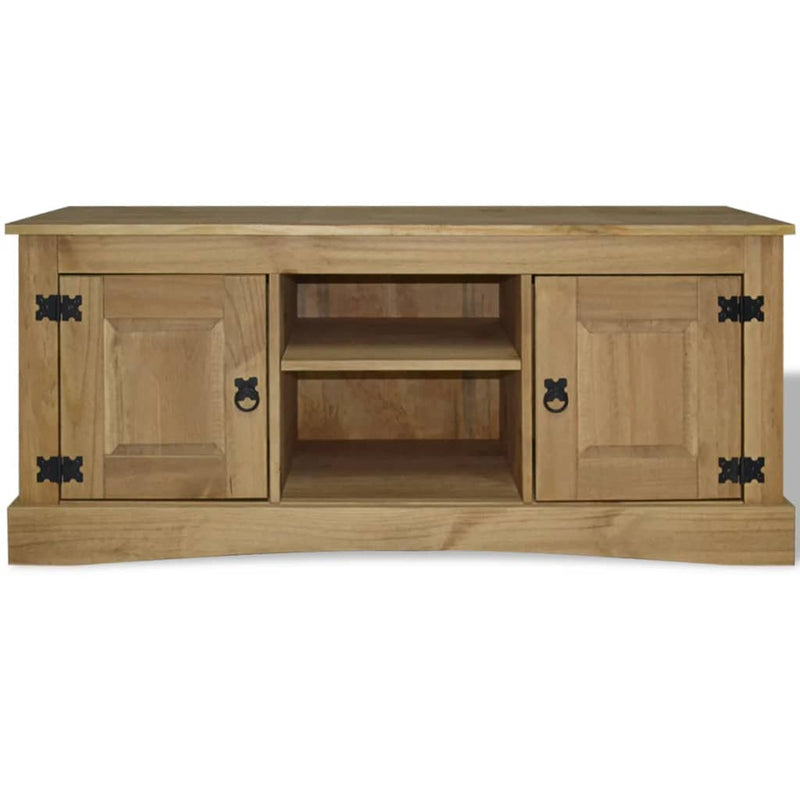 TV Cabinet Mexican Pine Corona Range 120x40x52 cm