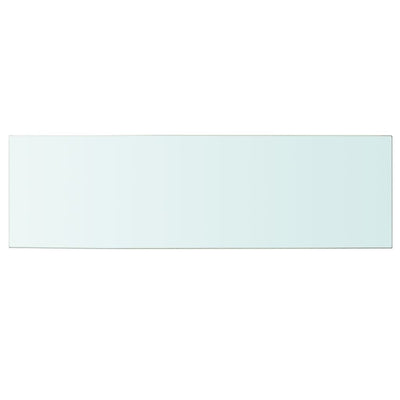 Shelf Panel Glass Clear 100x30 cm