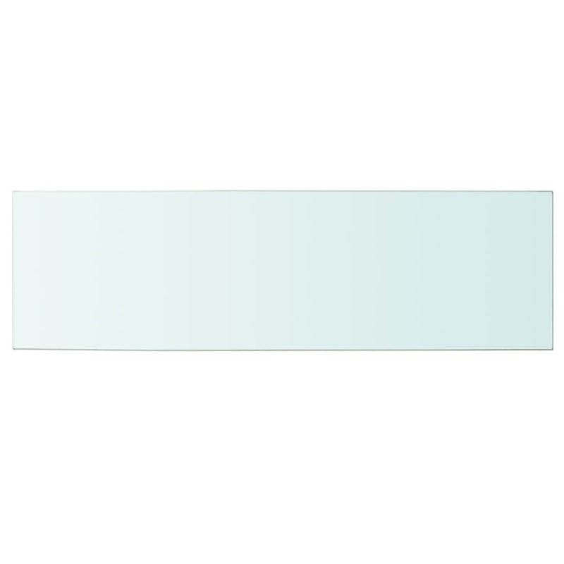 Shelf Panel Glass Clear 100x30 cm