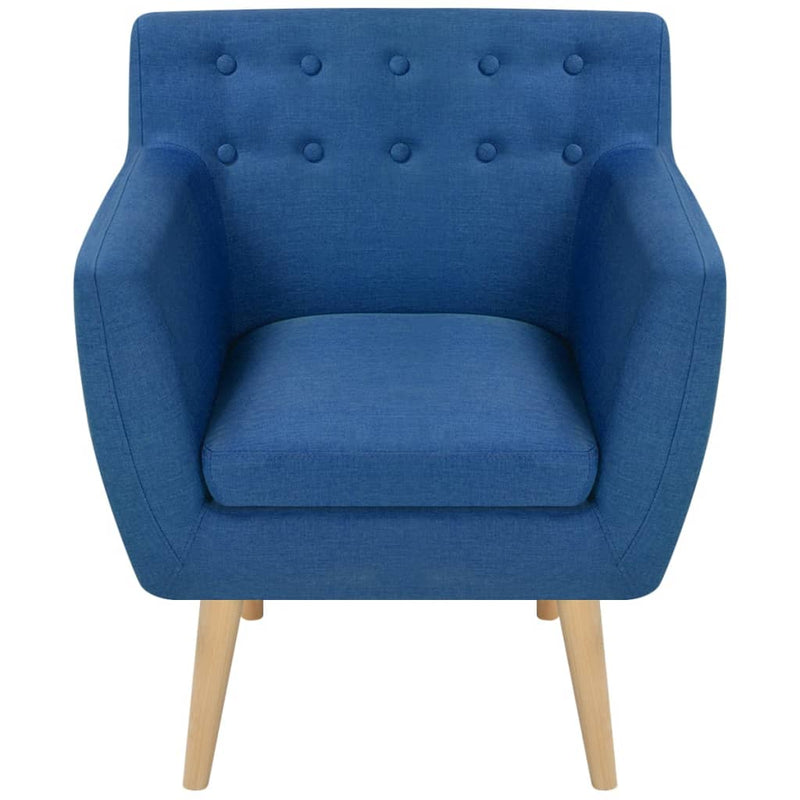 Armchair Blue Fabric