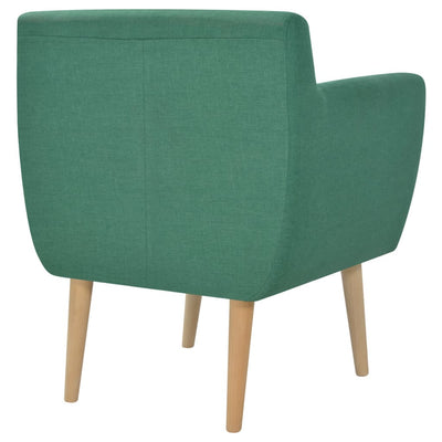 Armchair Green Fabric