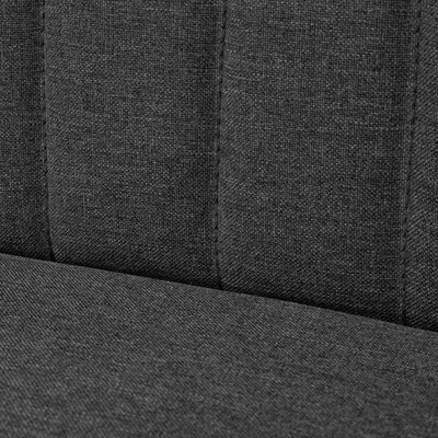 Sofa Fabric 117x55.5x77 cm Dark Grey