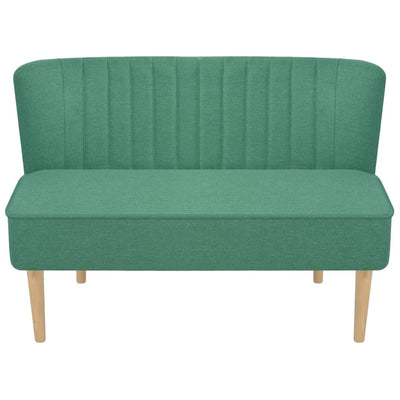 Sofa Fabric 117x55.5x77 cm Green