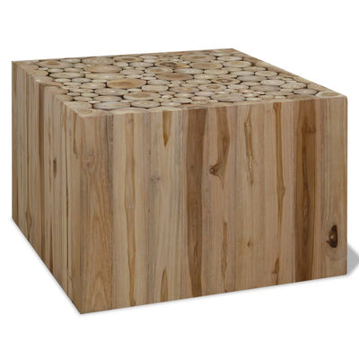 Coffee Table Genuine Teak 50x50x35 cm