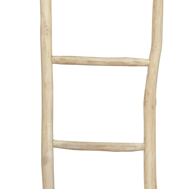 Towel Ladder with 5 Rungs Teak 45x150 cm Natural