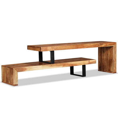 TV Stand Solid Acacia Wood