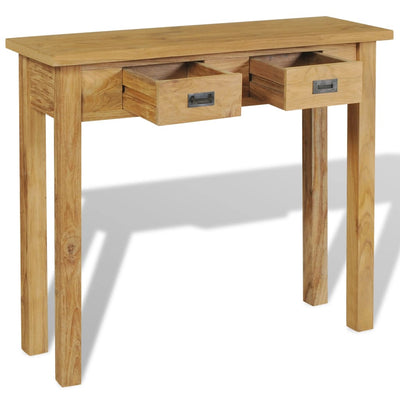 Console Table Solid Teak 90x30x80 cm