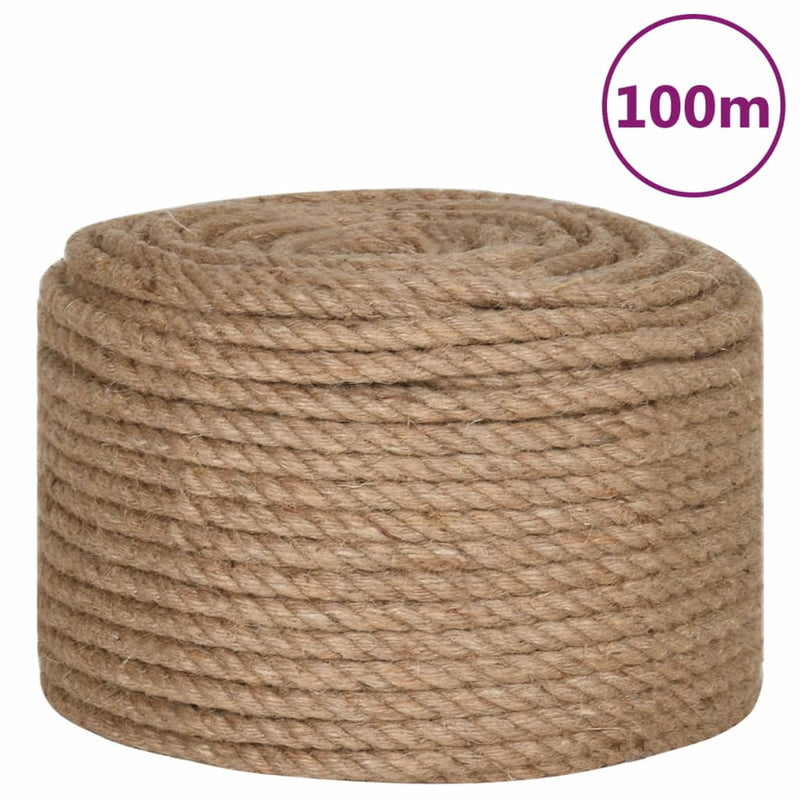 Rope 100% Jute 10 mm 100 m