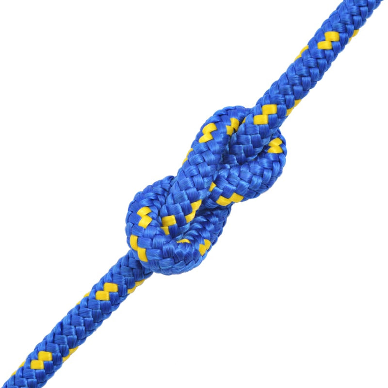 Marine Rope Polypropylene 6 mm 100 m Blue