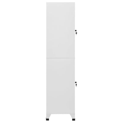 Locker Cabinet with 2 Compartments 38x45x180 cm