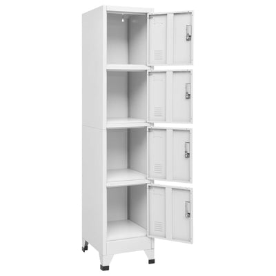 Locker Cabinet with 4 Compartments 38x45x180 cm