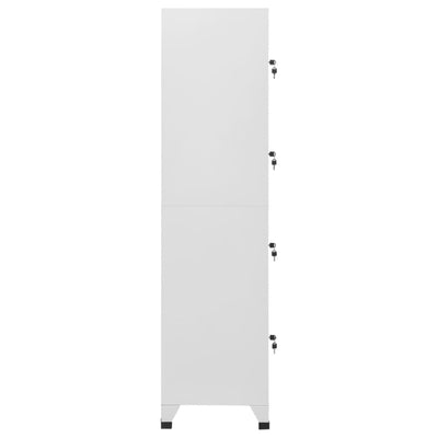 Locker Cabinet with 4 Compartments 38x45x180 cm