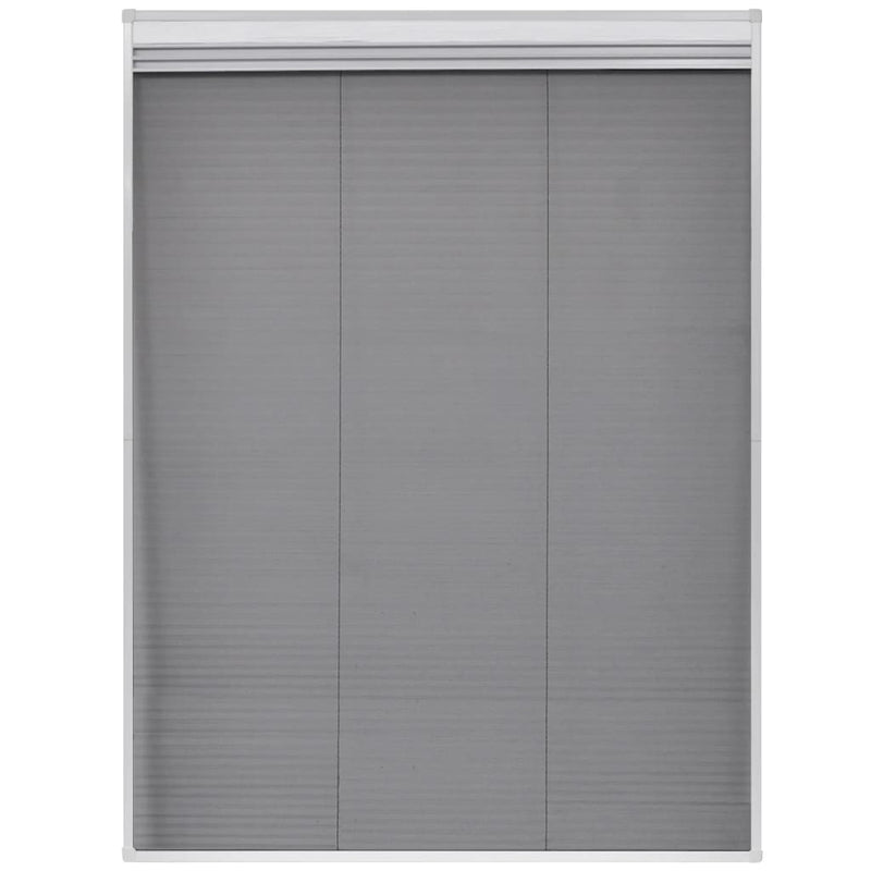 Plisse Insect Screen for Windows Aluminium 60x80 cm with Shade