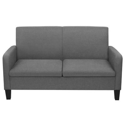 2-Seater Sofa 135x65x76 cm Dark Grey