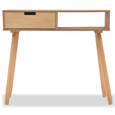 Console Table Solid Pinewood 80x30x72 cm Brown