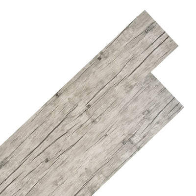 Non Self-adhesive PVC Flooring Planks 5.26 m² 2 mm Oak Washed