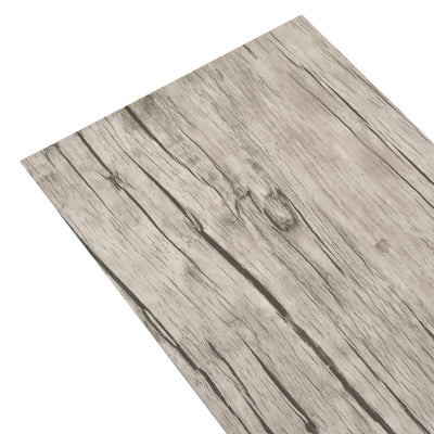 Non Self-adhesive PVC Flooring Planks 5.26 m² 2 mm Oak Washed