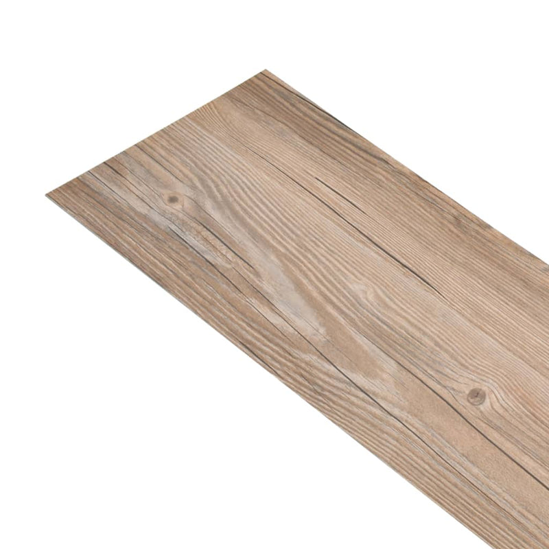 Non Self-adhesive PVC Flooring Planks 5.26 m² 2 mm Oak Brown