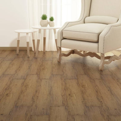 Self-adhesive PVC Flooring Planks 5.02 m²  2 mm Walnut Brown