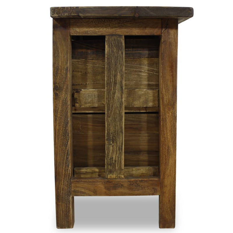 Nightstand Solid Mahogany Wood 40x30x51 cm