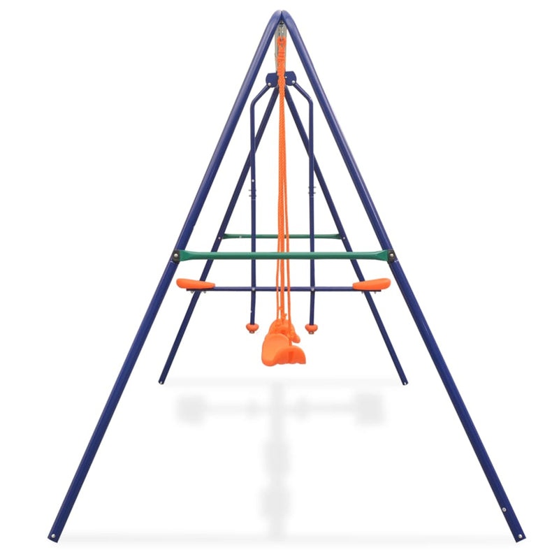 Swing Set with 4 Seats Orange