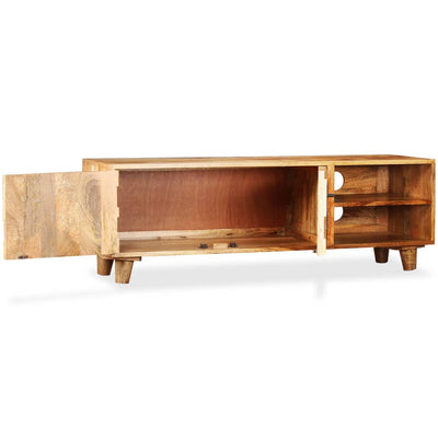 TV Cabinet Solid Mango Wood 118x35x40 cm