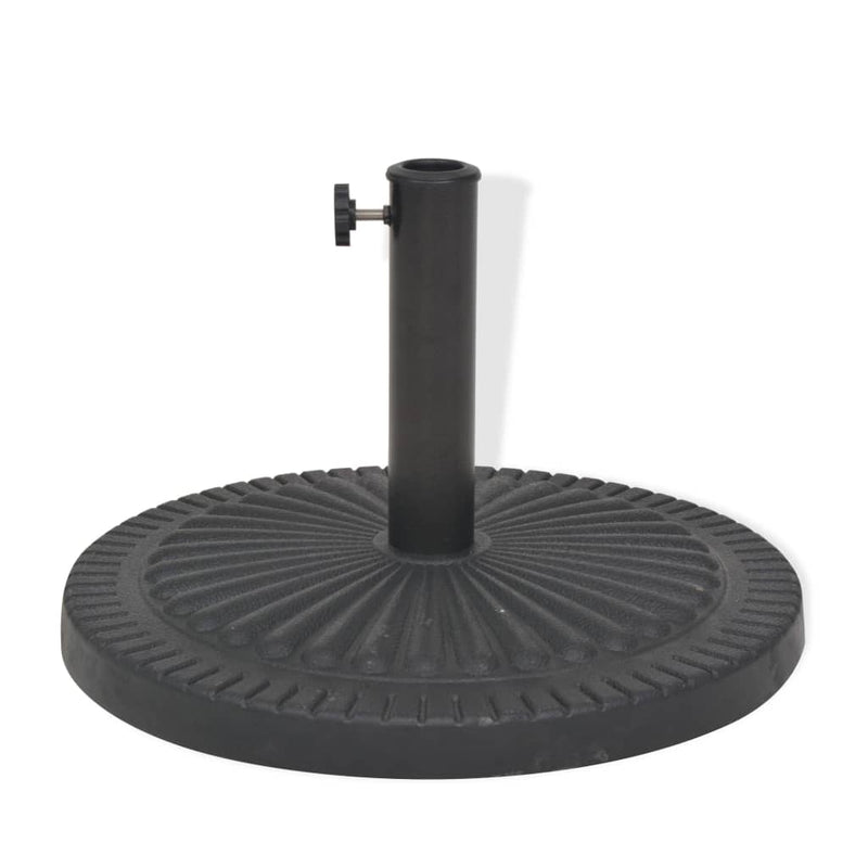 Parasol Base Resin Round Black 29 kg