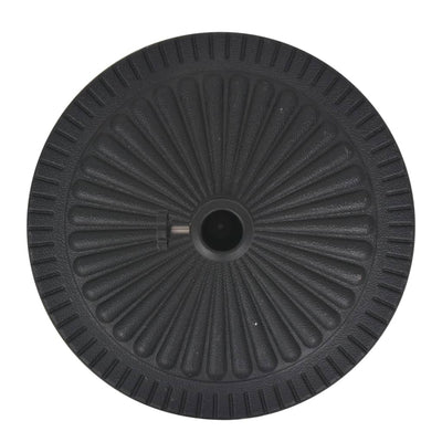 Parasol Base Resin Round Black 29 kg